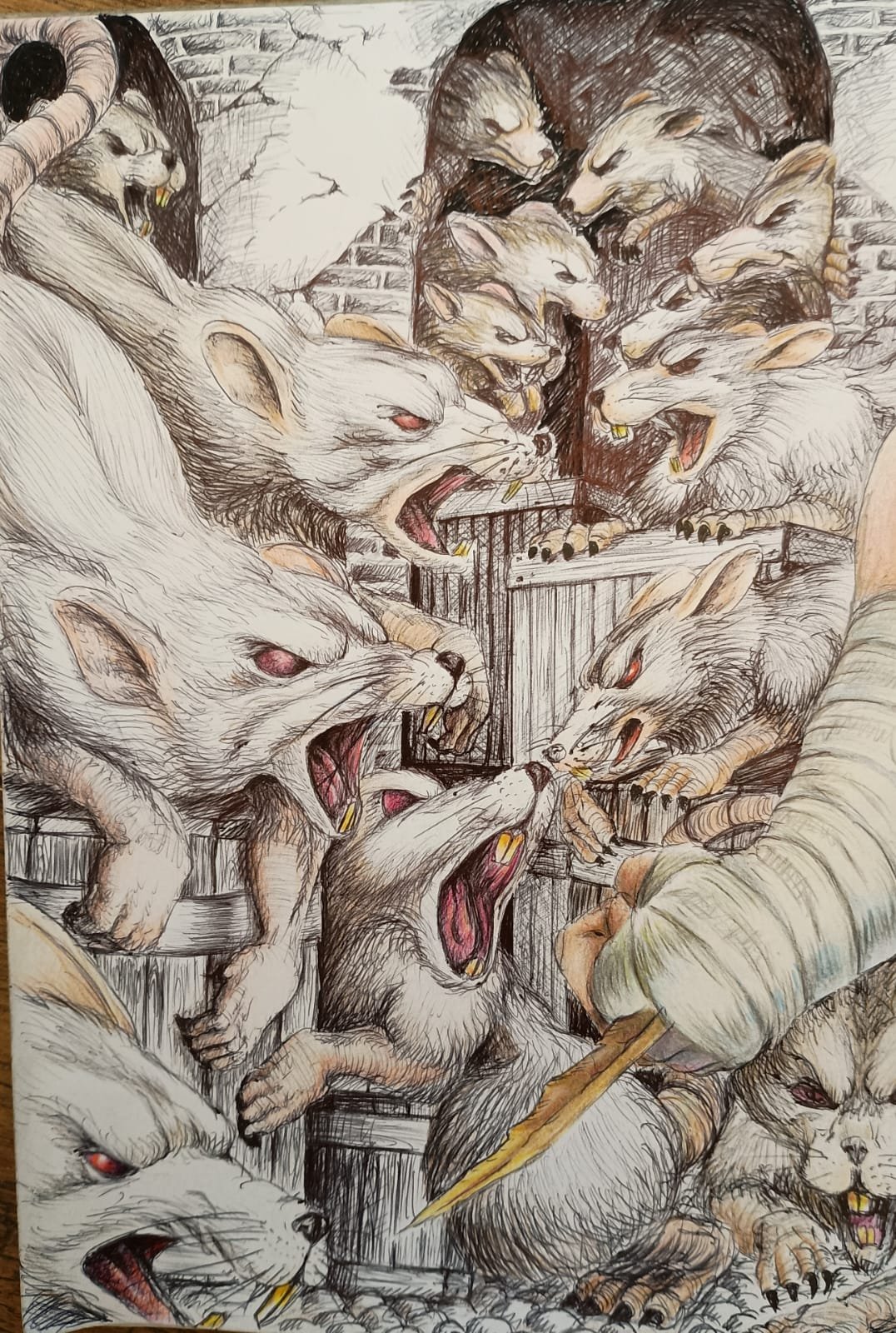 Rat swarm! Time for a critical roll!