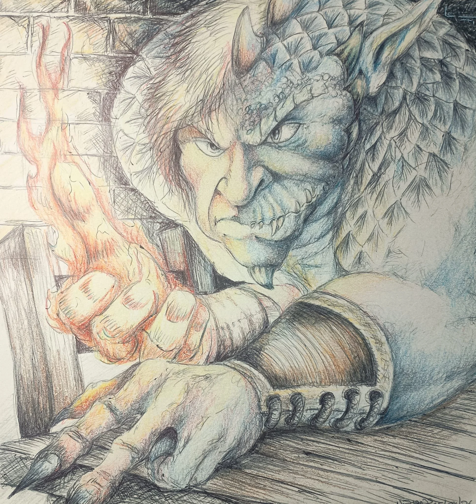 The Dragon born Mage Taylan prepares to act!