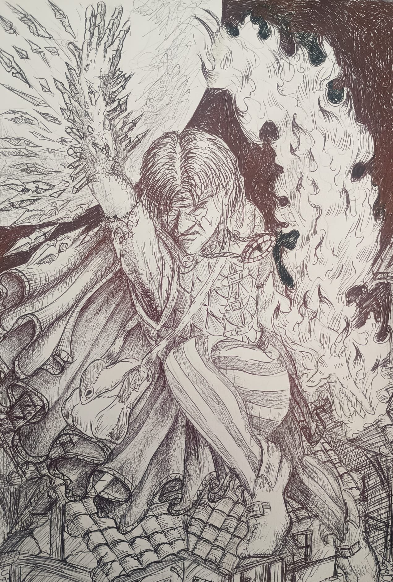The fire and the fury that is the mage Taylan takes to the skies!