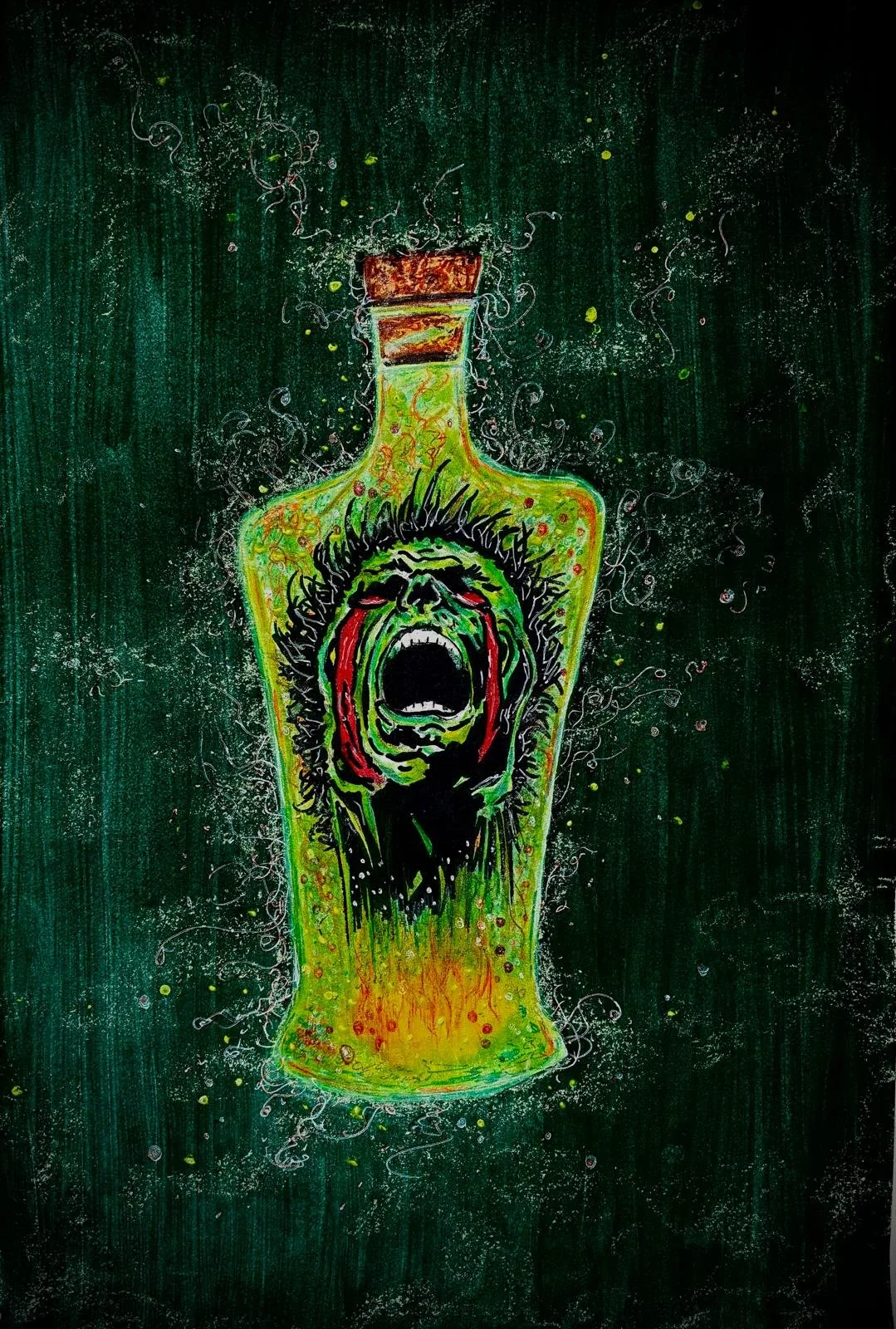 Tortured bottled soul