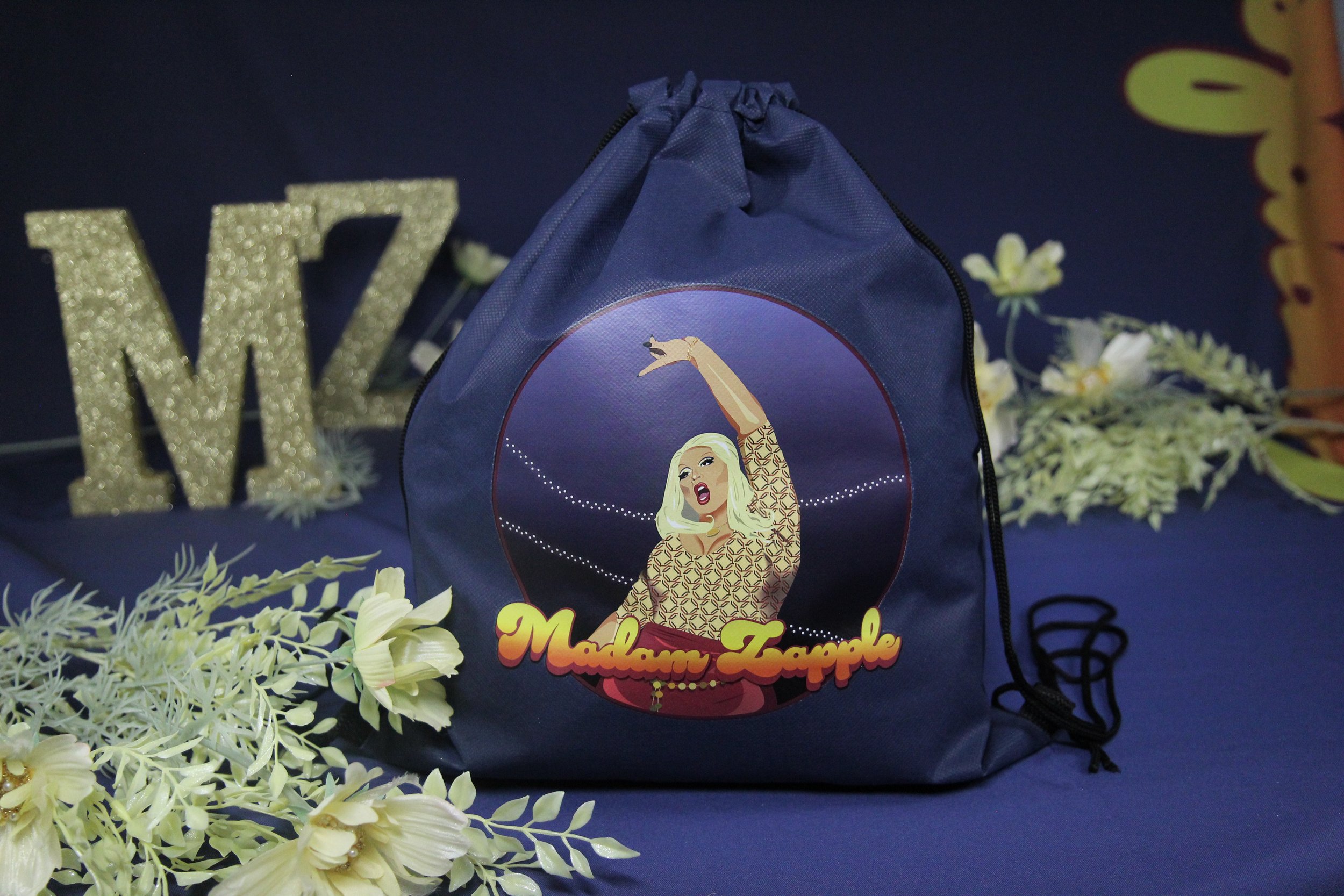 Madam Zapple Drawstring Bag