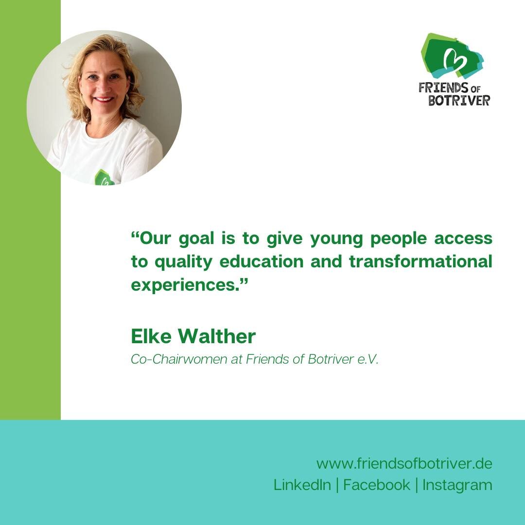 Get to know our team - Elke Walther - Co-Chairwomen at Friends of Botriver e.V.