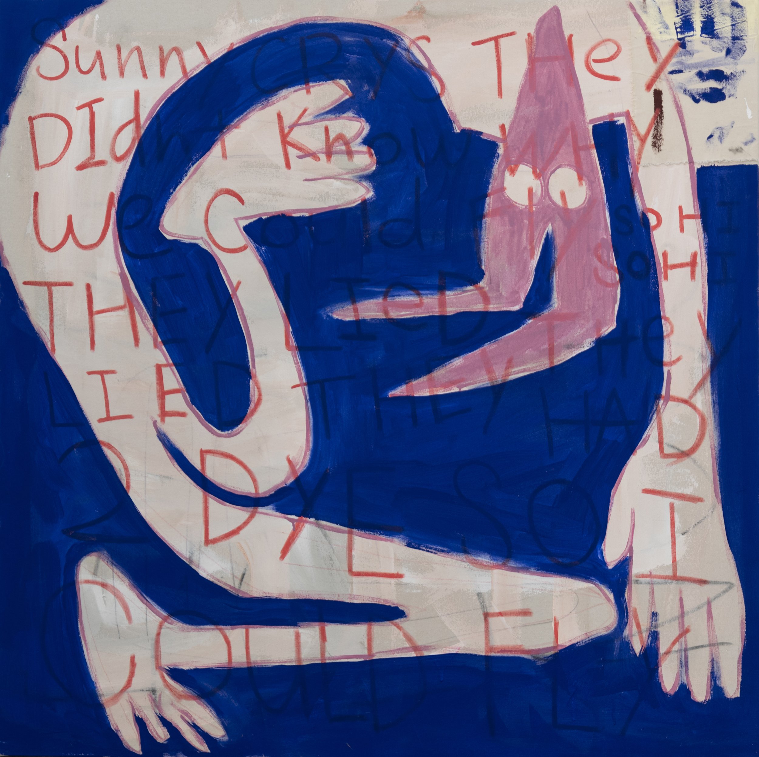 they could fly, 137 x 137 cm, 2020