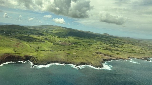 Easter Island's rugged coastline