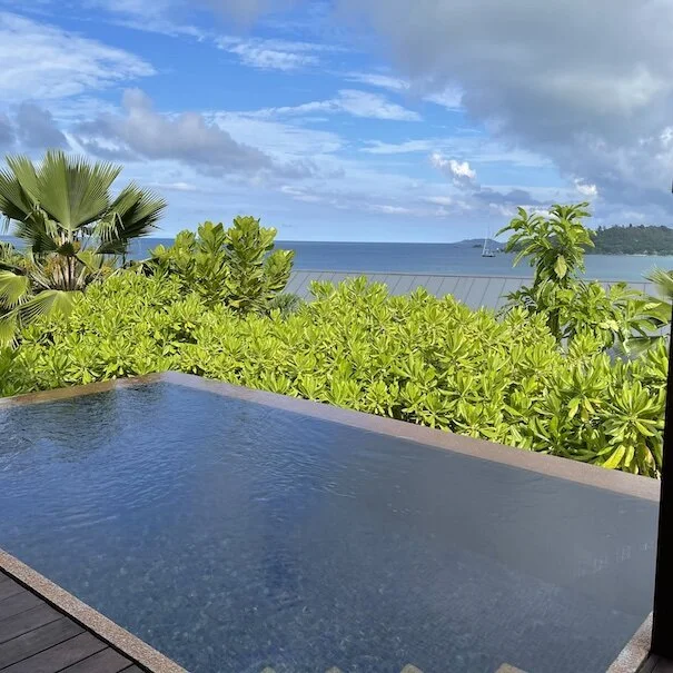 Private villa pool