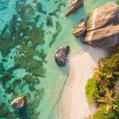 Seychelles drone pic