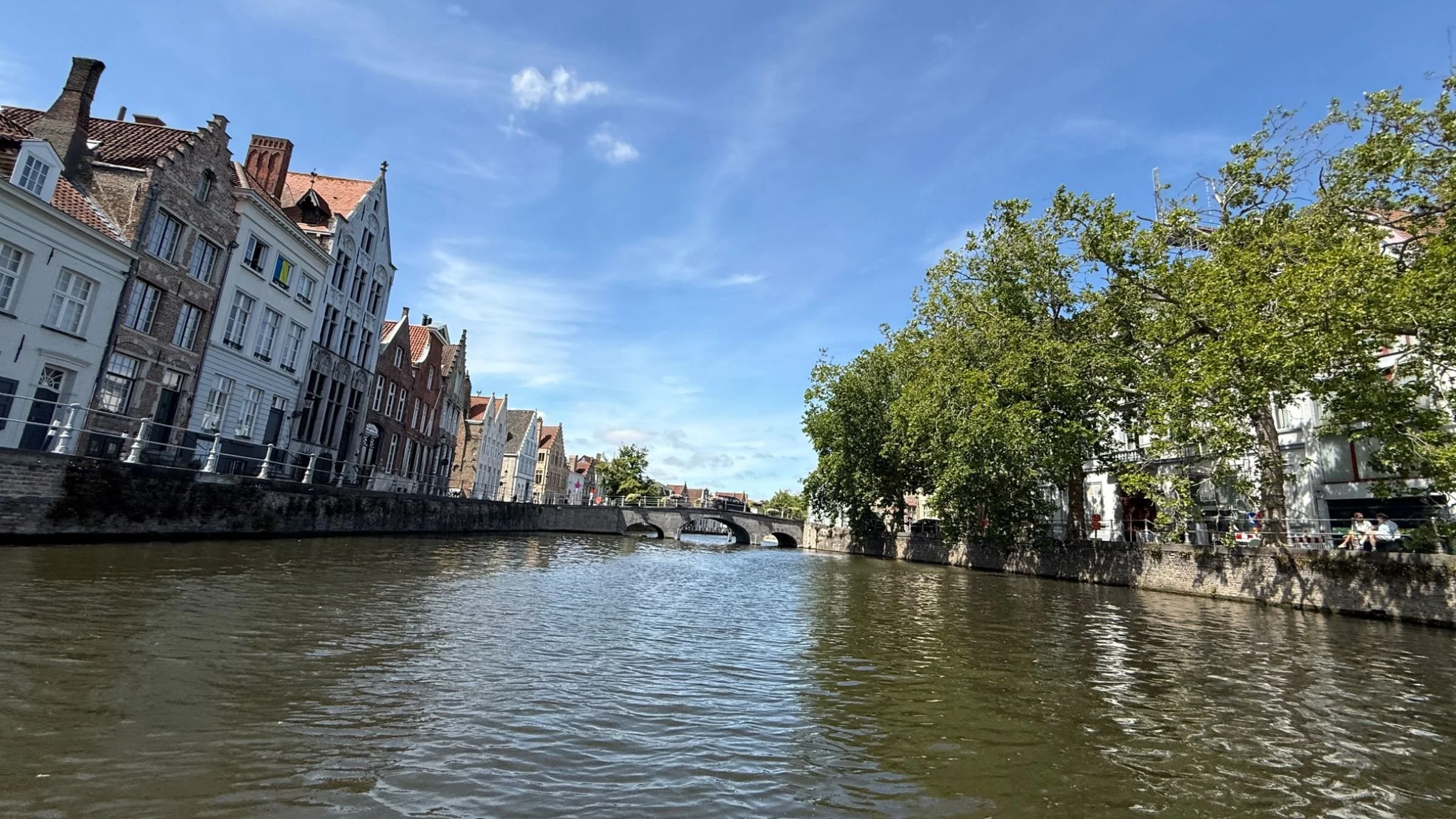 Canal cruise through the heart of medieval Bruges.