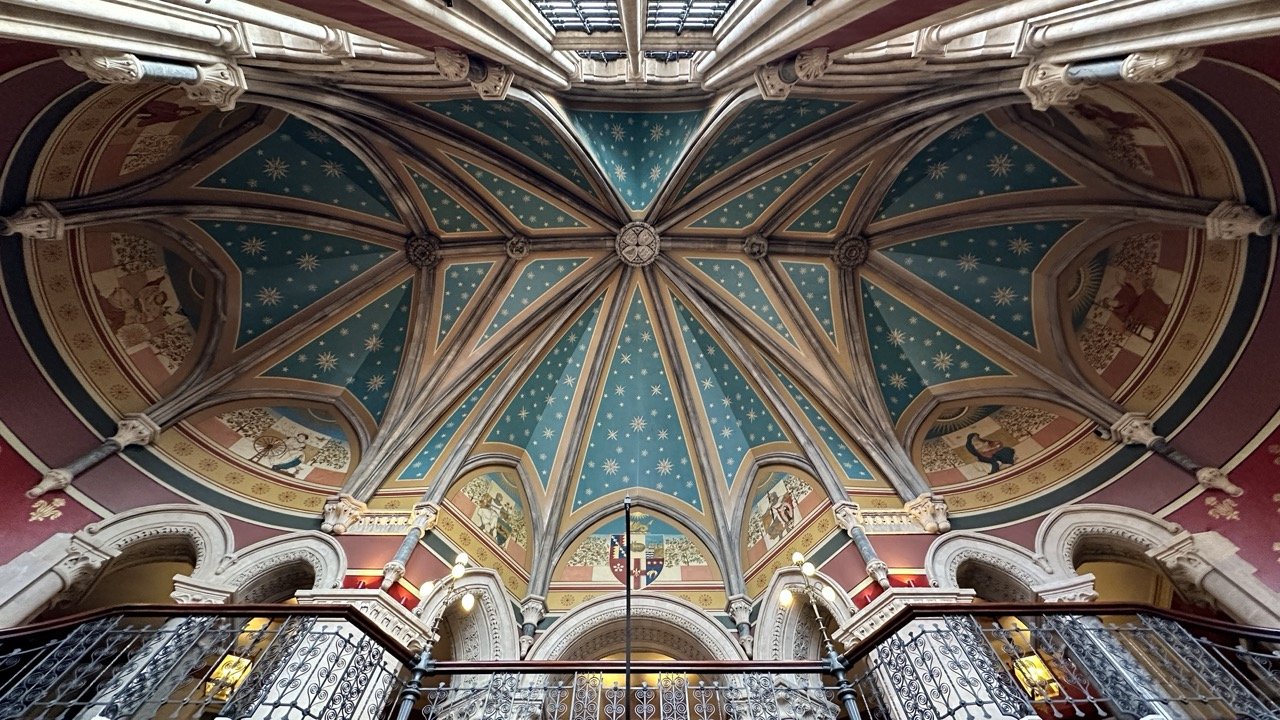St Pancras Renaissance Ceiling Grand Straircase