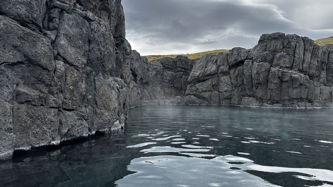Thermal waters of the Sky Lagoon