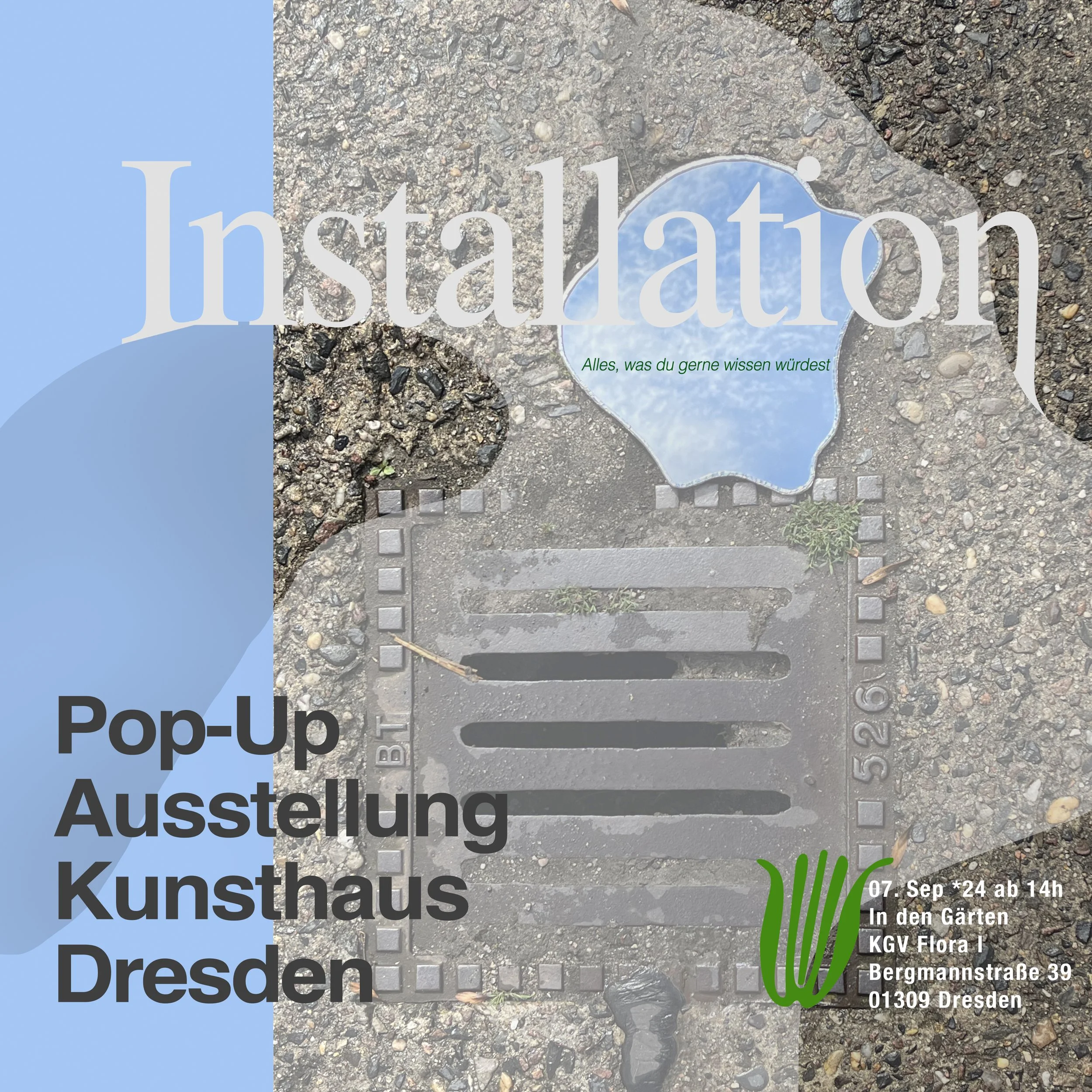 'Alles, was du gerne wissen würdest
' Pop-Up Installation und Workshop für Kinder, Kunsthaus Dresden, Künstlerische Projekte und temporäre Ausstellungen zu Themen der Koexistenz von Mensch und Natur im Kleingärtnerverein Flora I e.V.
Gefördert durch
