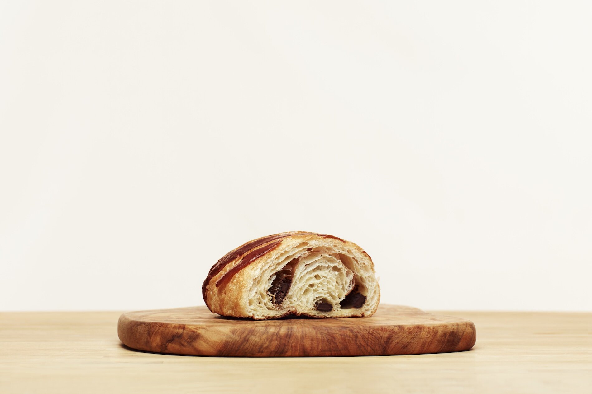 Croissant de chocolate