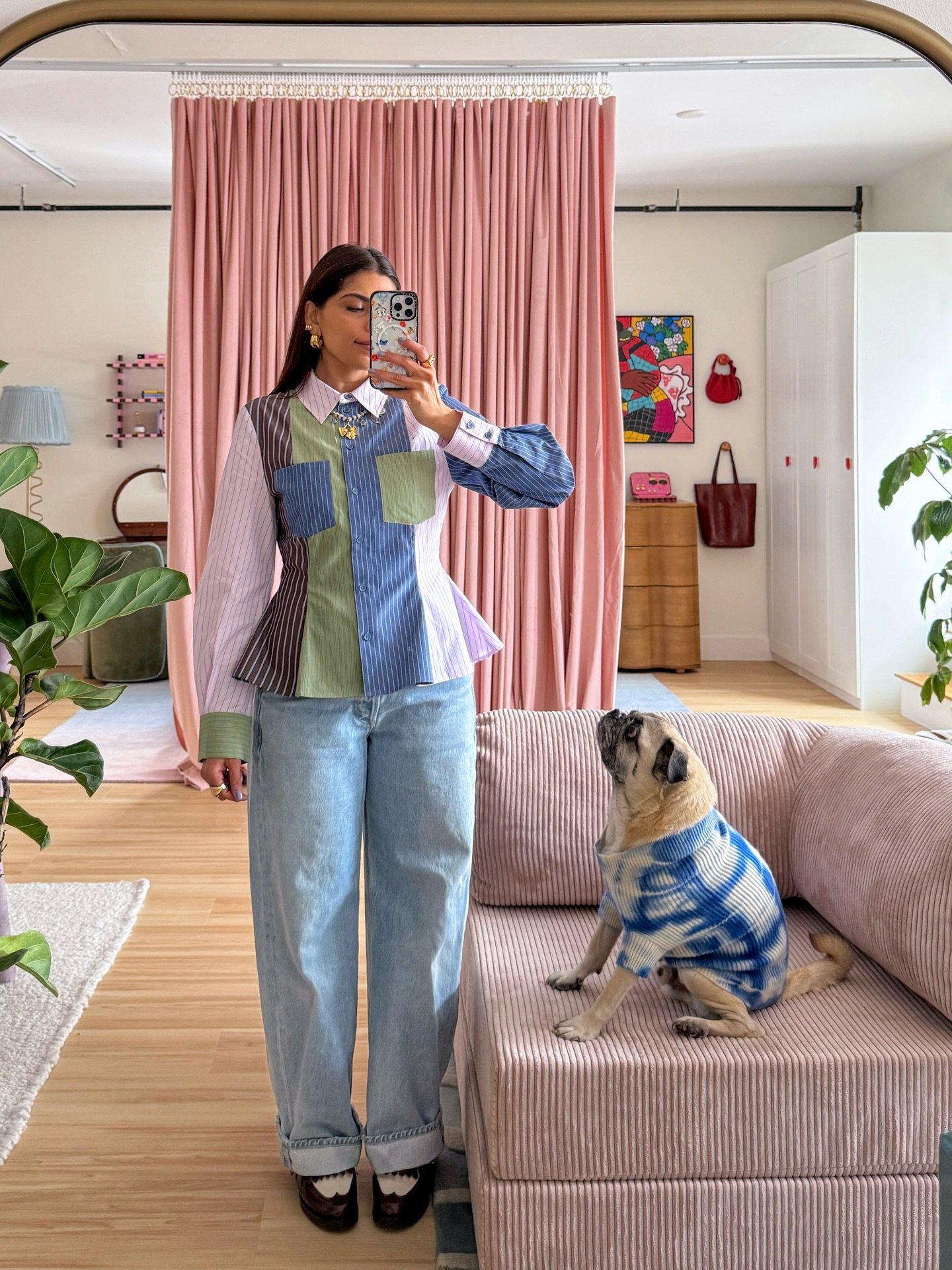 matching fit &amp; colorful corners of my home 🤍