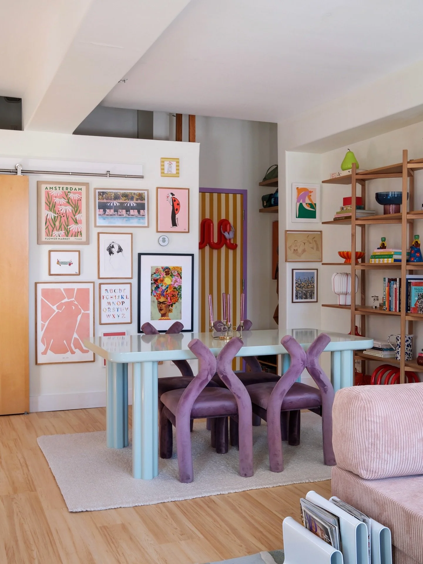 apartment progress + a cute surprise at the end ;) 
Comparing the before and after photos, this space already looks so different in just seven months.