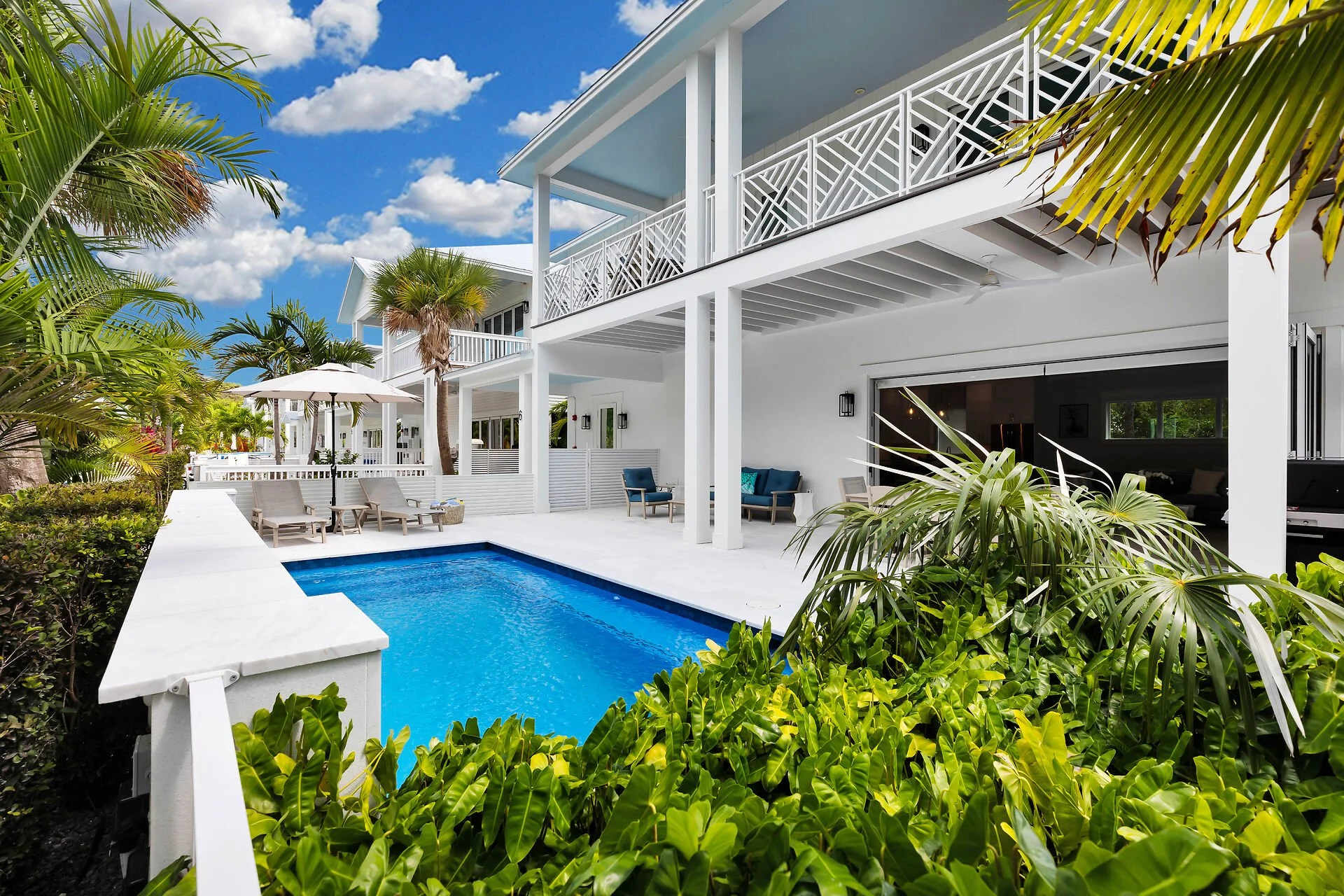 Heated pool 