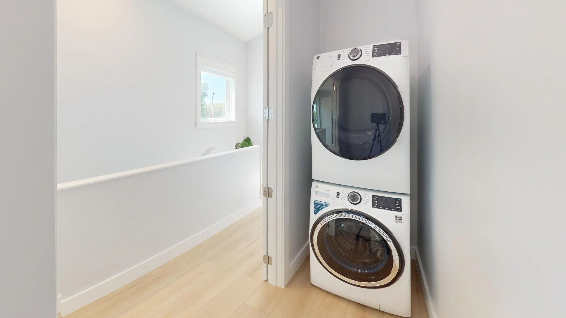 Washer and dryer
