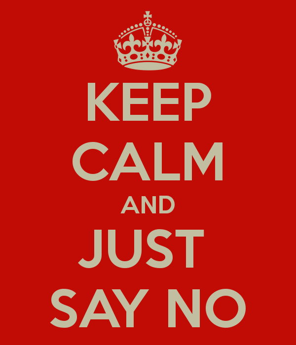 Saying No