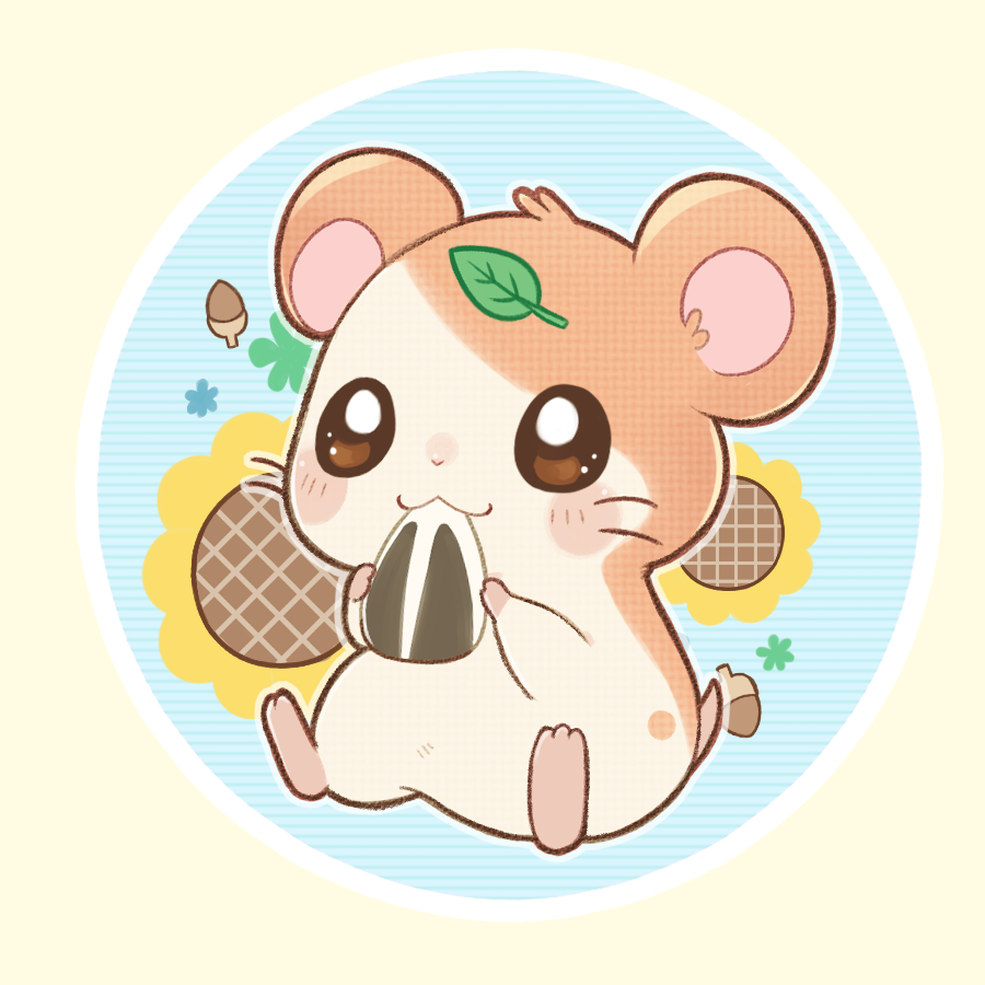 Hamtaro Vinyl Sticker