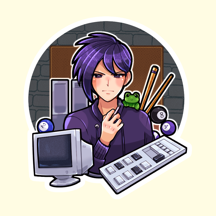 SDV Sebastian Vinyl Sticker