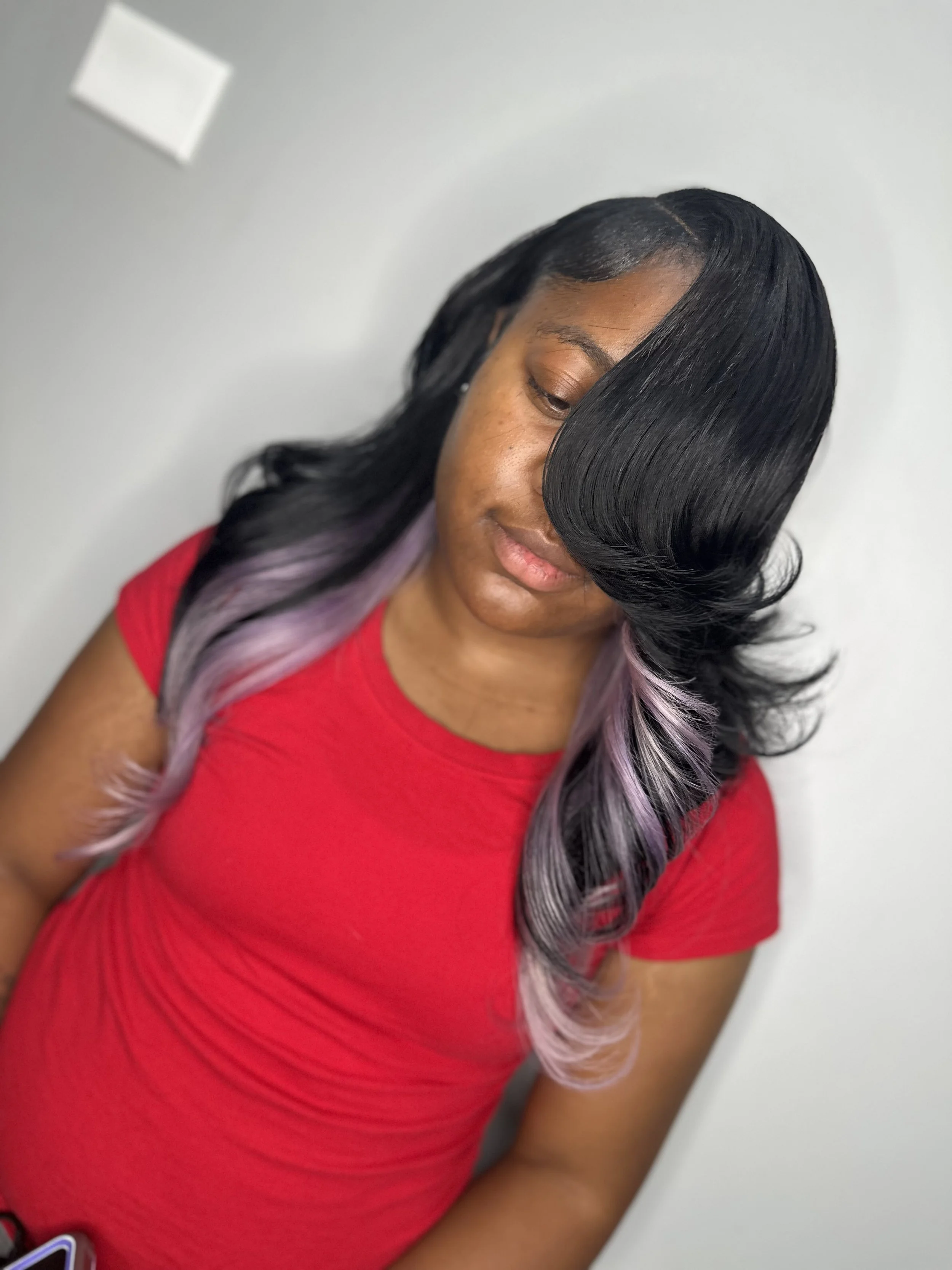 Quickweave with leave-out