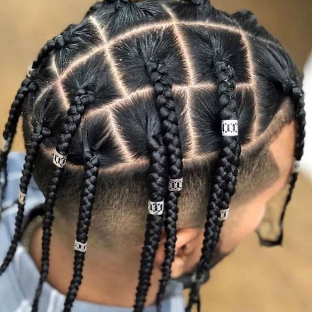 Box Braids for Men The Latest Trend — Starting a Hair Business