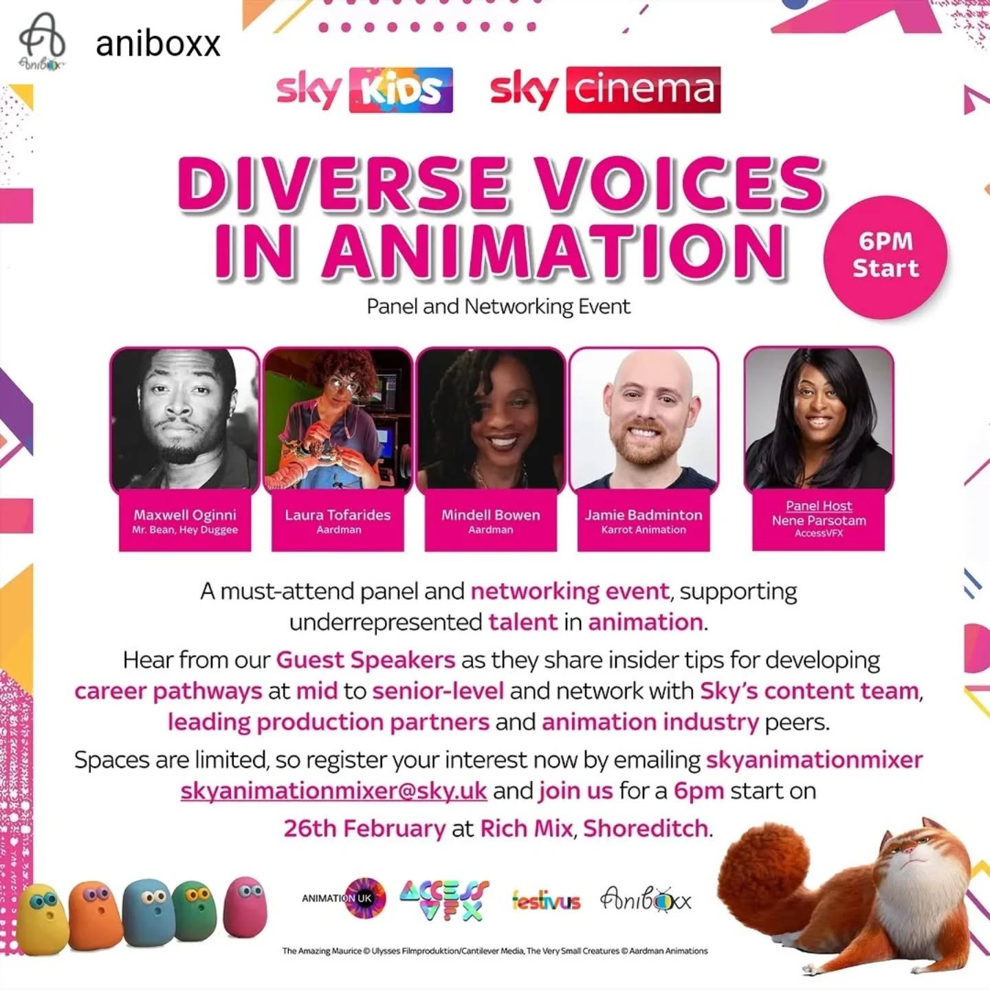 🌟 DIVERSE VOICES IN ANIMATION TALENT MIXER EVENT - 26th FEB 🌟

Calling all mid- to senior-level animators from underrepresented backgrounds! Don&rsquo;t miss this must-attend event to share insights and grow your network.

Following the success of 