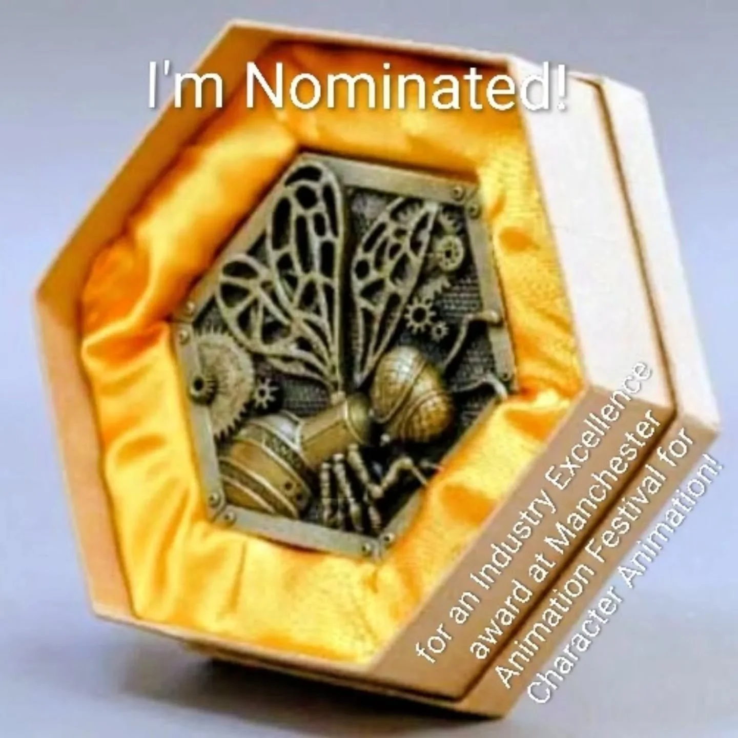 Honoured to be nominated for an Industry Excellence Award at Manchester Animation Festival for Character Animation on Wallace &amp; Gromit: Vengeance Most Fowl! 

"We're delighted to announce this year's Industry Excellence Award Nominees. The a