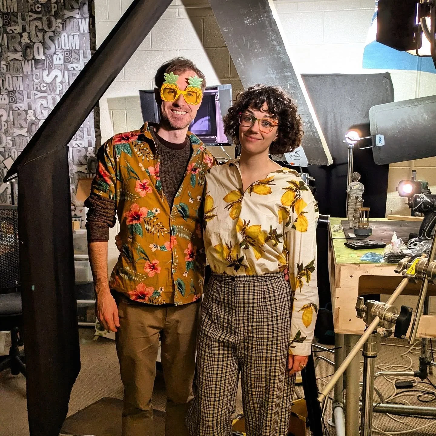 We shot the last frame of our film today! 🥳🎥❤️🥹💪🏽 I think we have the air of people who have been holed up in dark studios for too long- over 5 years! Anyone who has spoken to us in that time knows how huge this is for us, it has been an amazing