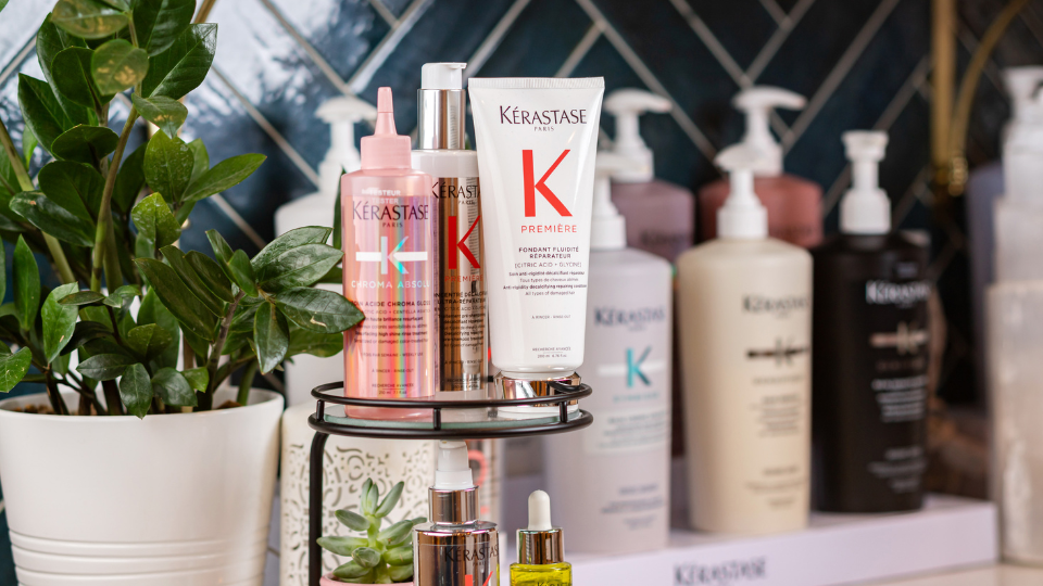 Kérastase hair products available at Spazio Design Capillaire