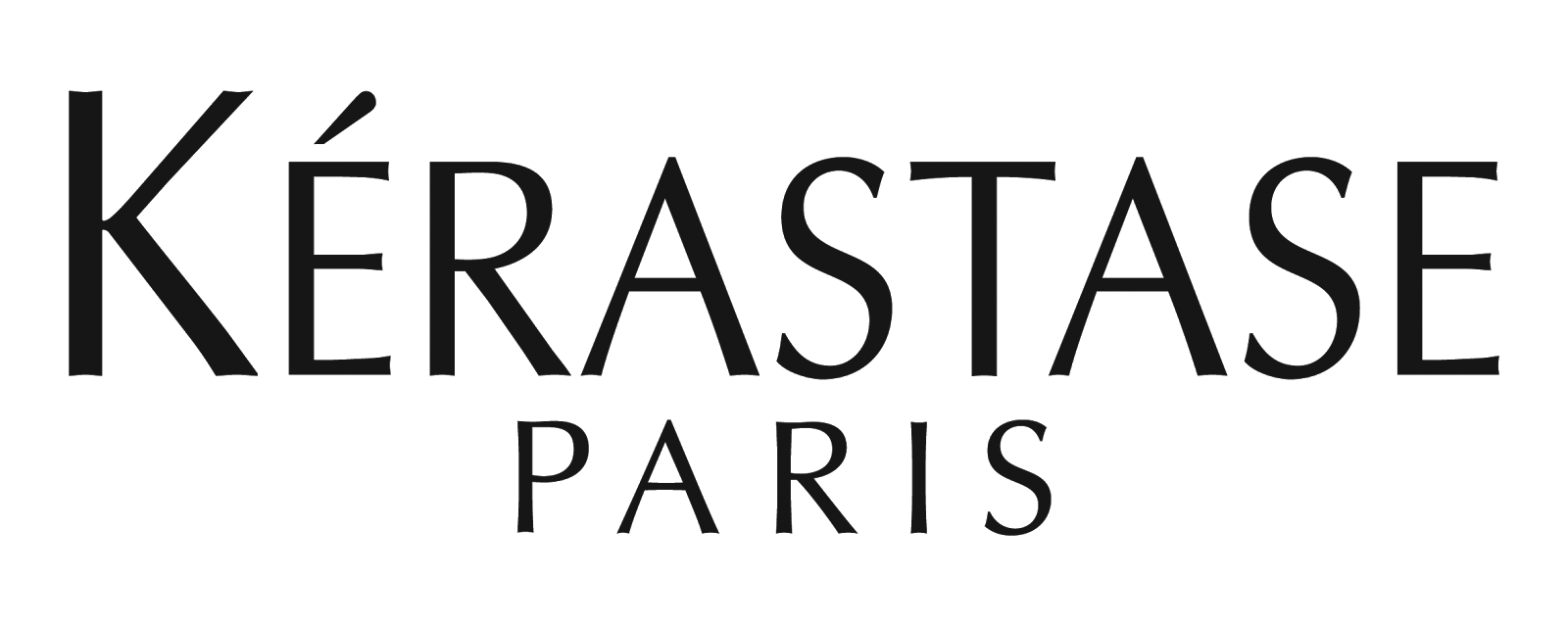 Logo de Kérastase Paris avec texte en noir