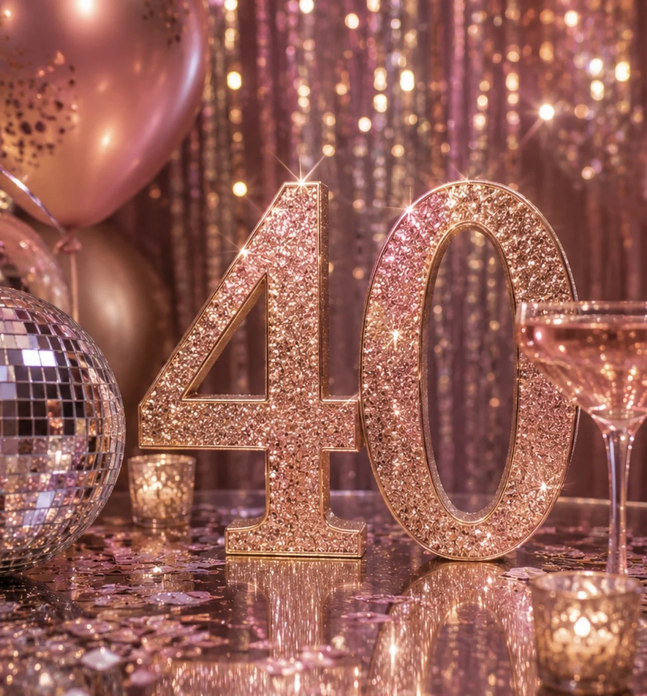 40th Birthday Celebration | A little Sparkle, A lot to Celebrate