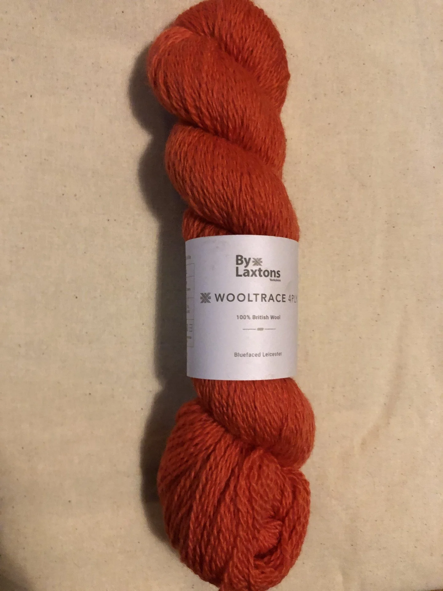 50g 4ply hank - Poppy - Wooltrace