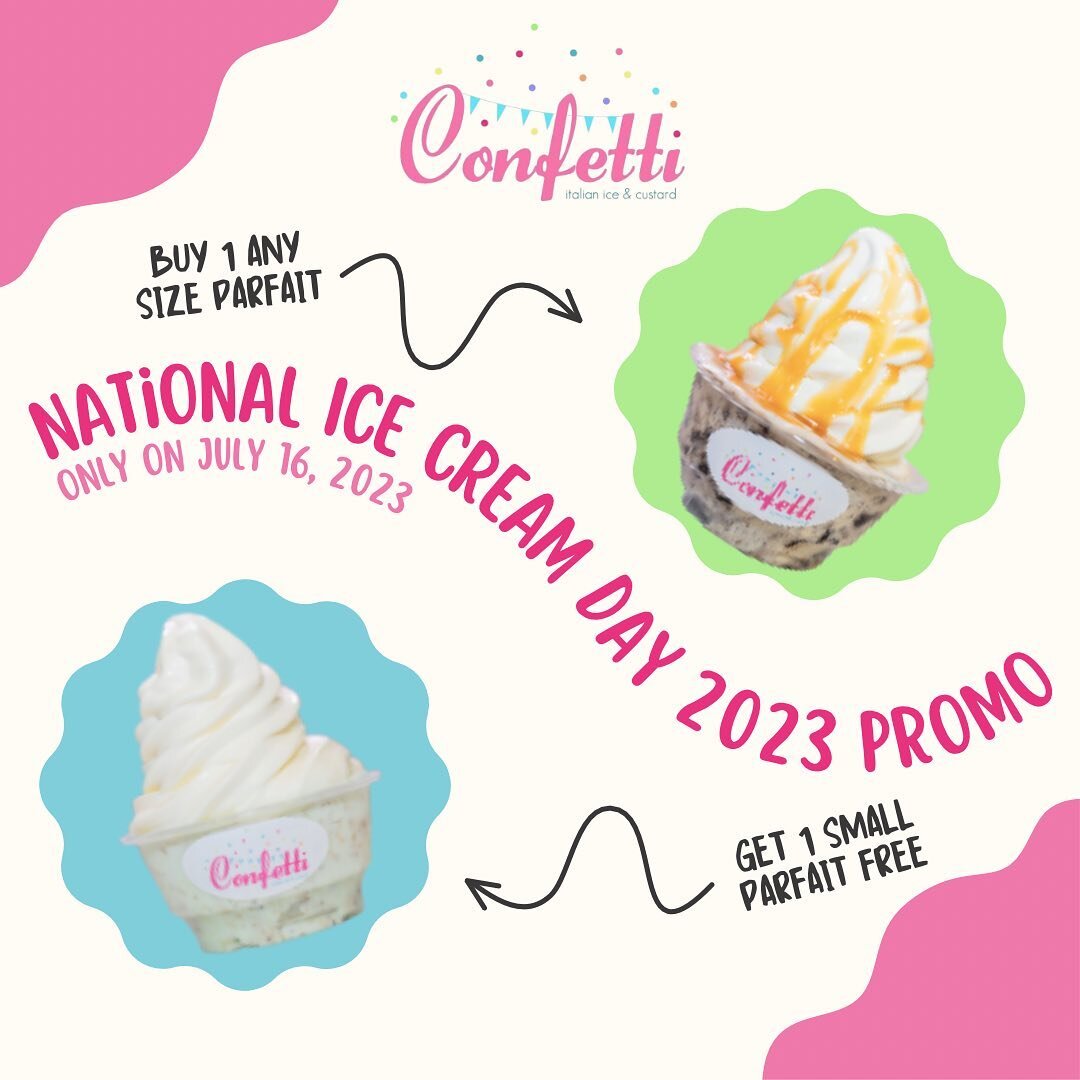 Flavors — Confetti Italian Ice & Custard