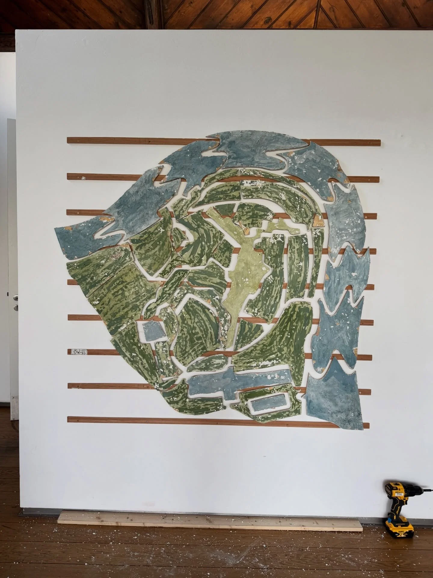 Install day 2 - every piece is up! Now ready for documentation tomorrow and then will be open for the public on Saturday.