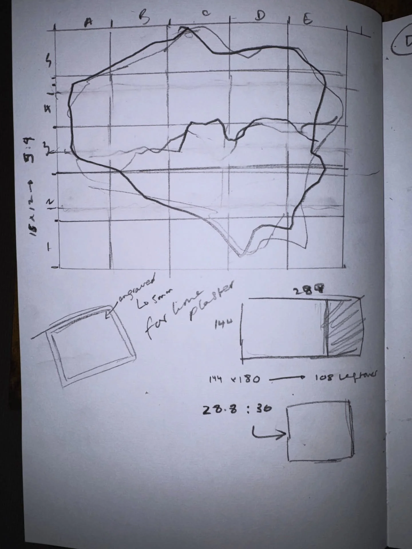 Samples and plans for pieces for Degree Show. Had Unit 1 Briefing this morning and proposals due in March so got a head start. Need to head to digital fabrication tomorrow for help in realising this.