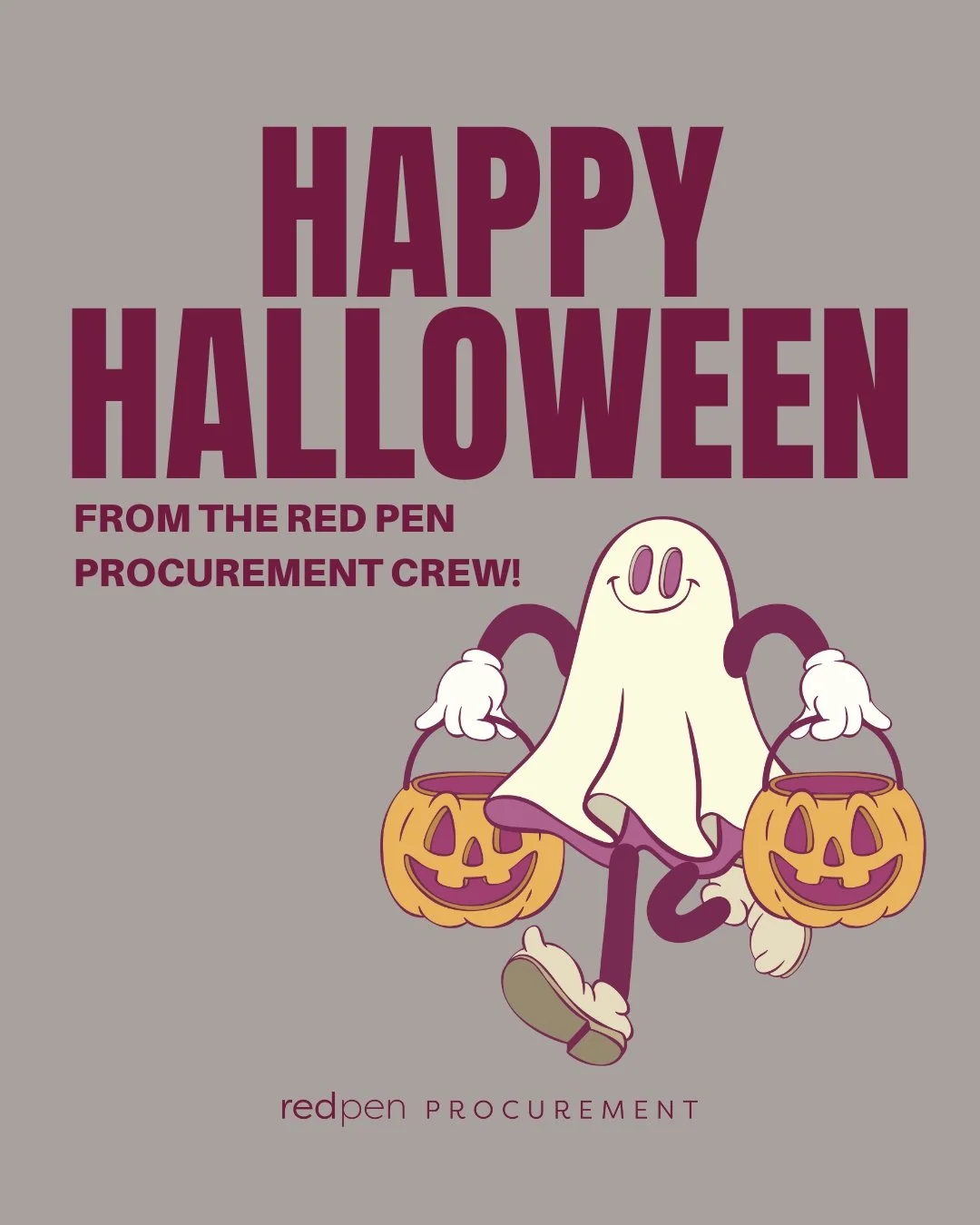 Happy Halloween from Red Pen Procurement! 👻
Here&rsquo;s to sweet treats and no tricks!

#RedPenProcurement #BetterLivingForEveryone #ProcurementAgency #FFandE #Halloween2025