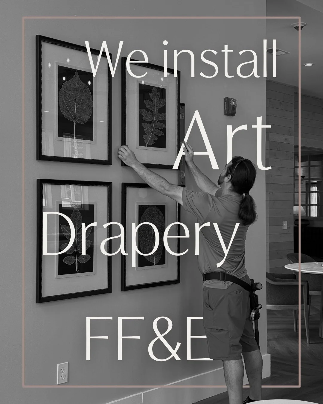 We install it all - FF&amp;E, art, AND drapery! 🖼️ Imagine your entire FF&amp;E package installed - using your floor plans as a reference - with white glove handling in under five days (yes, even for large-scale commercial projects).
 
Sound like a 