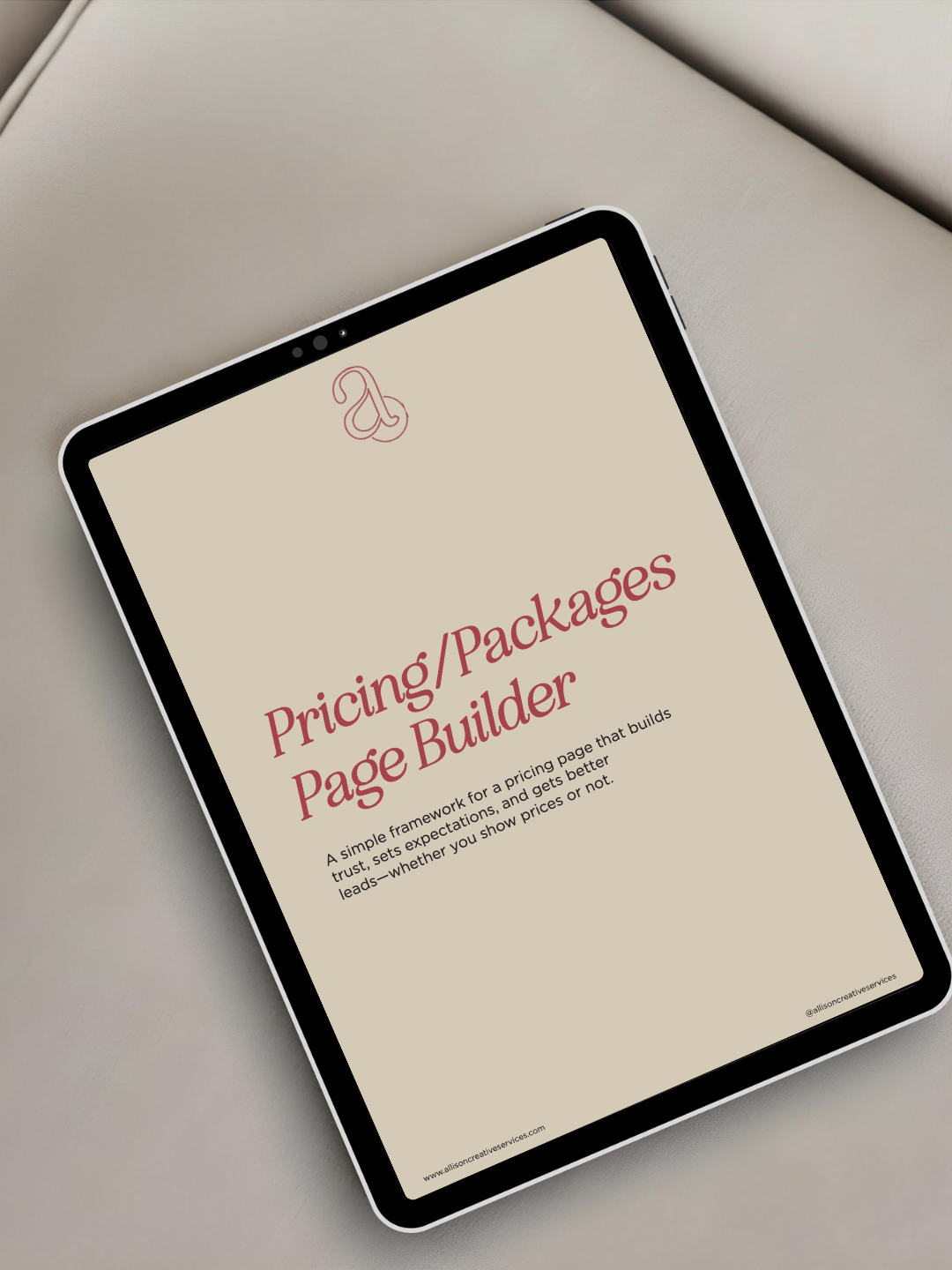 Pricing Packages Page Starter Kit
