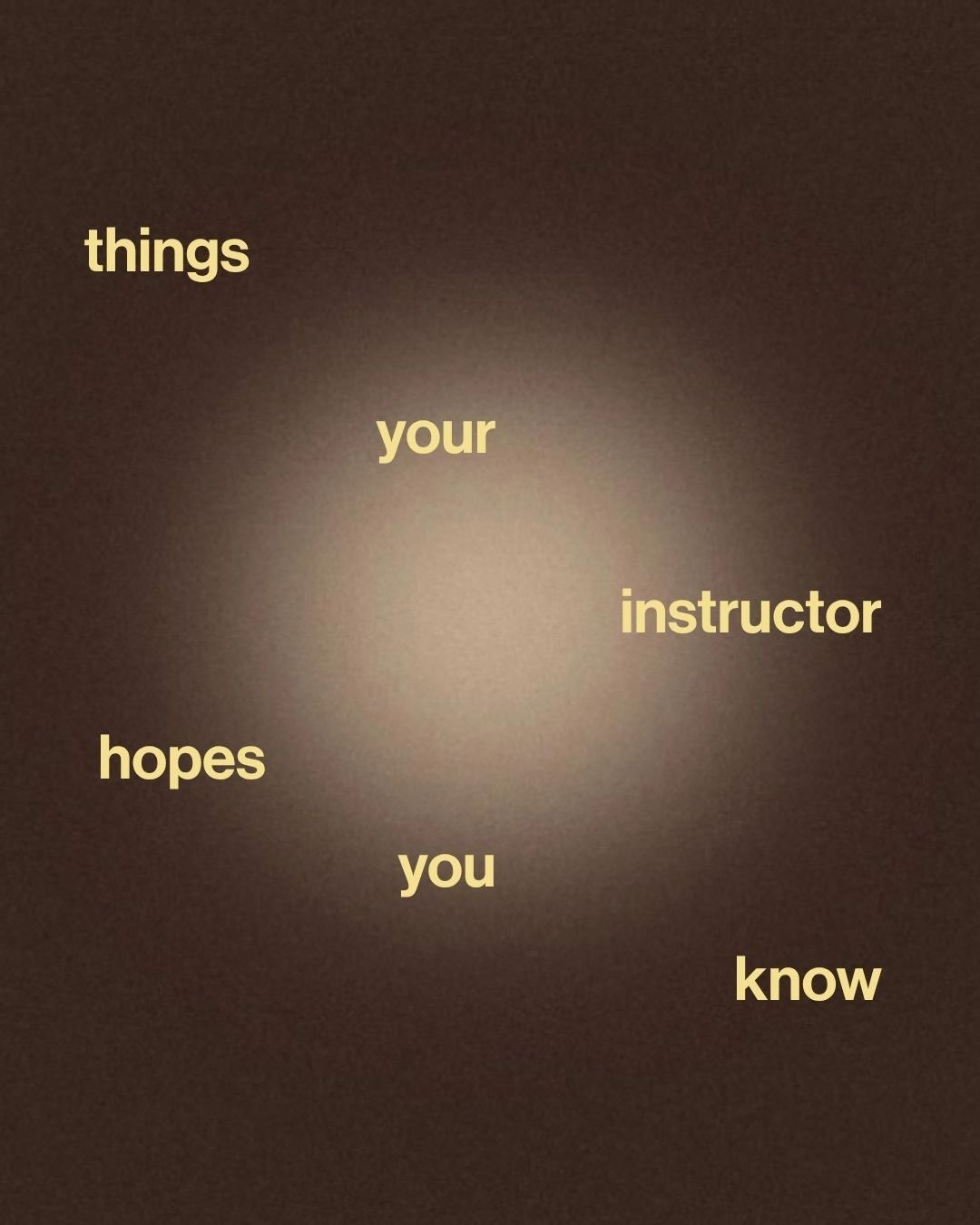 a good instructor can offer guidance, options and encouragement; but you&rsquo;re the person living inside your body.

you&rsquo;re always allowed to slow down, modify, rest or make a different choice. 

listening to your body isn&rsquo;t giving up o