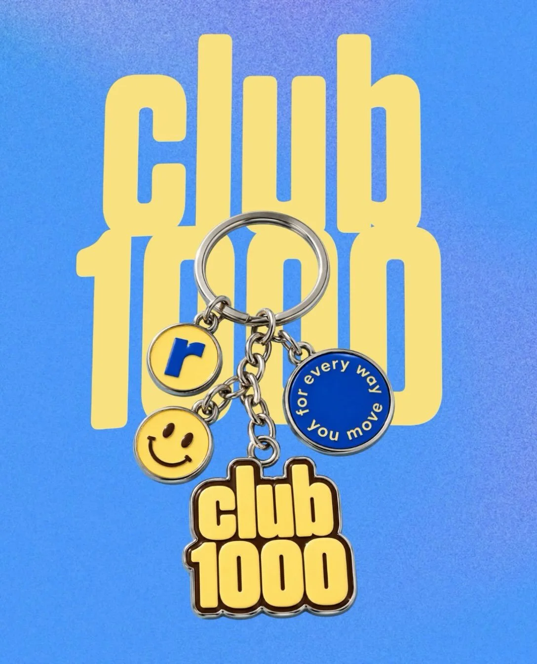 coming real soon 🆒🌟🪩🌀🌟🫪

once ya reach 1,000 classes, this cutie keychain is yours! just a little everyday reminder that you&rsquo;re crushing it. keep showing the heck up!