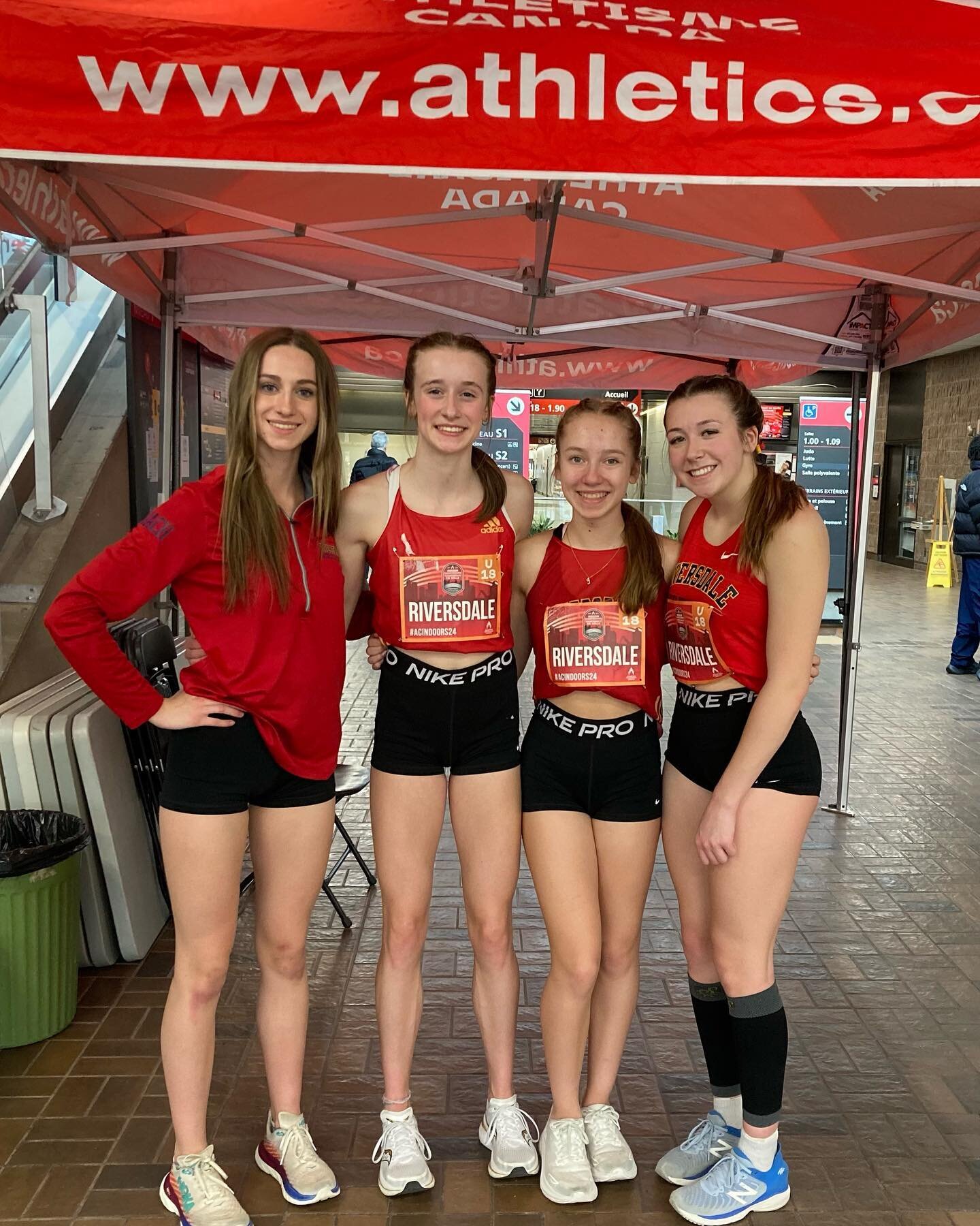 RIVA athletes had an amazing Day 2 at the Canadian Indoor Track &amp; Field Championships.

Naysa Woods is the 2024 Canadian Champion in the U18 women&rsquo;s 1500m 🥇

Rhea Tillmanns placed 4th in U18 women&rsquo;s Triple Jump. Julia Milnthorp was 5