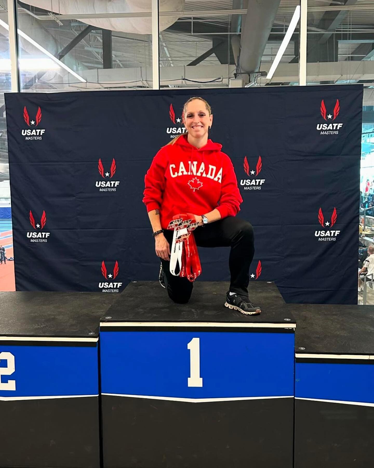 Shout out to RIVA Master&rsquo;s athlete, Sandi Arnason, who recently competed in the USA Masters National Indoor Championships in Chicago. 

Sandi set two provincial records. She recorded 3040 points in the pentathlon and had an amazing 1.33m jump i