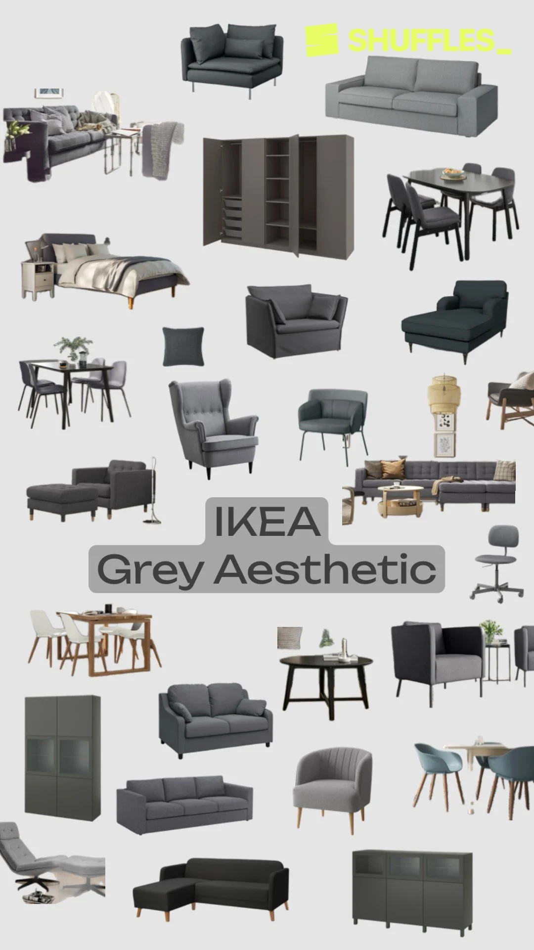 Ikea Grey aesthetic by Jezabel Elvira