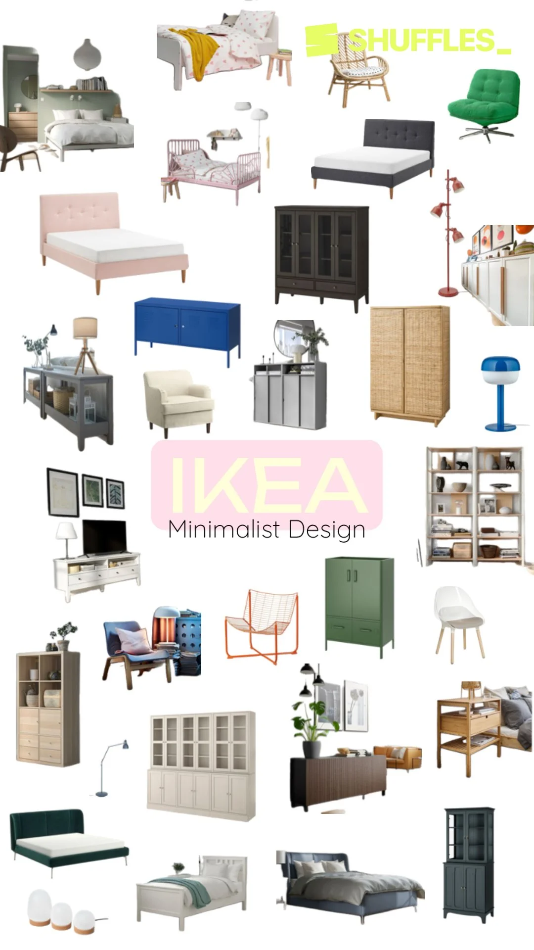 ikea minimalist design furniture moodboard