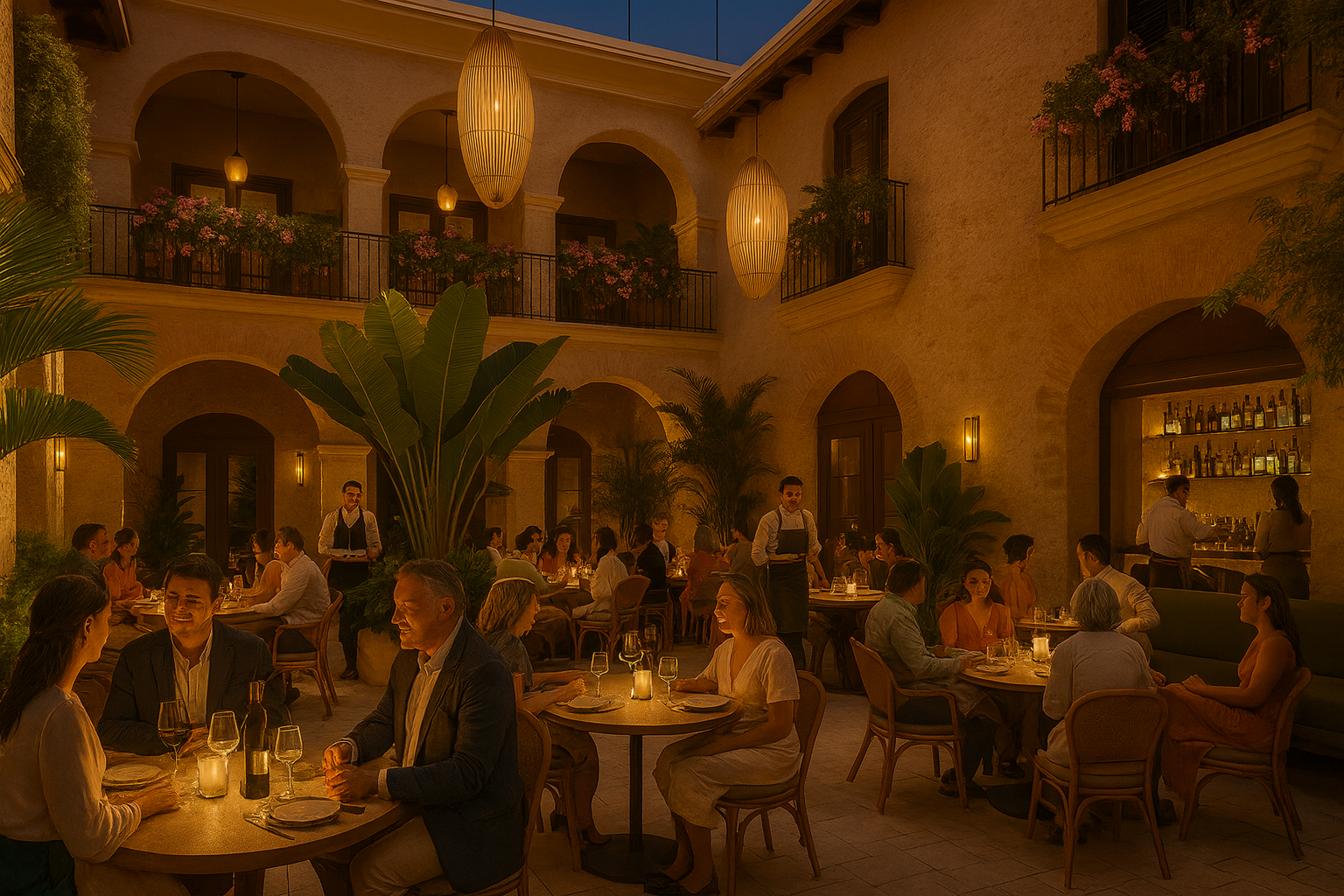 Restaurante en Patio Español