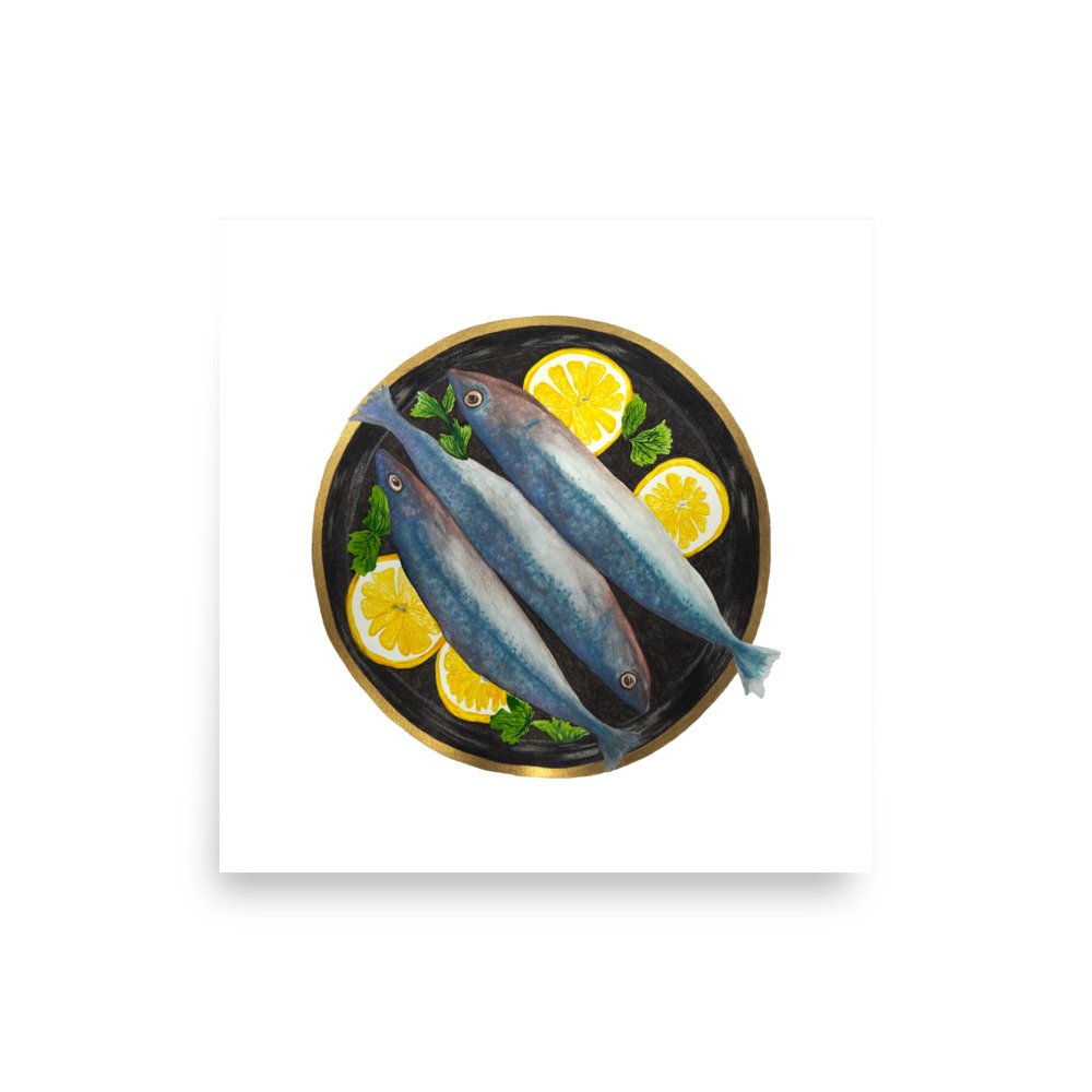 Fish Dish Print