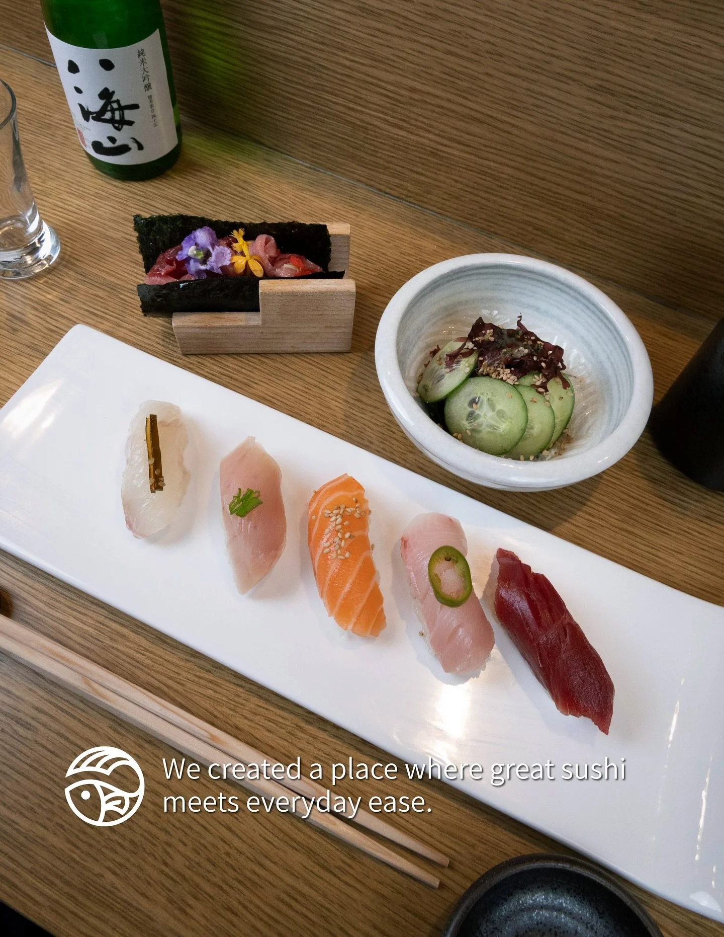 We believe sushi is more than just a dish&mdash;it&rsquo;s a cultural expression, a daily joy, and a bridge between tradition and innovation🤍🇯🇵💫

In Japan, sushi is part of everyday life, and we want to bring that spirit to the world.

Pictured: 