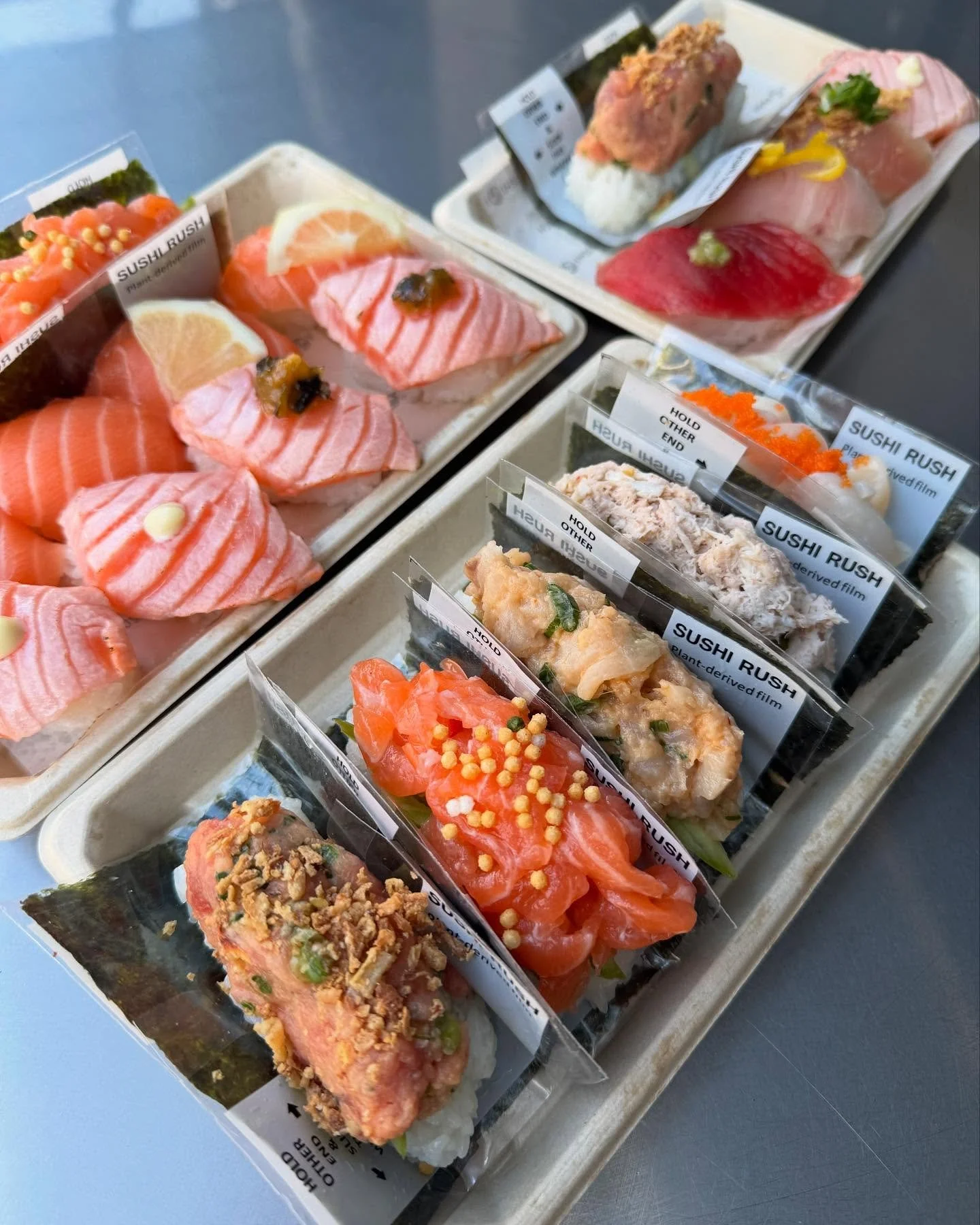 A sunny Sunday, delicious sushi, and a special moment just for you. ☀️🍣✨ 
#SushiRush #SundayHappiness#grandcentralmarketla#