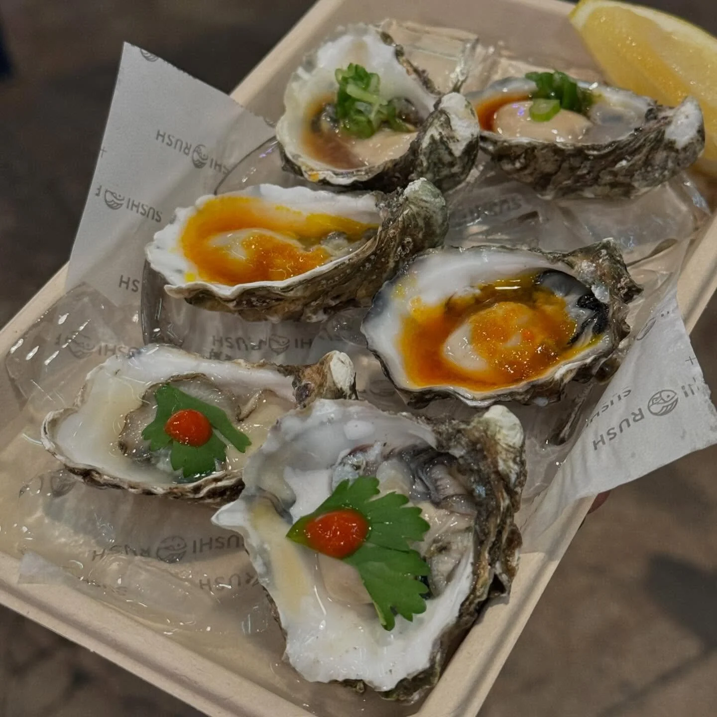 Come to the DTLA Oyster Festival on Nov 16&17🤍
@grandcentralmarketla 
We also have oyster specials!
•Kumamoto oysters 6pc/12pc🦪
Enjoy with 3 types of sauces made by Chef Tomo
Ponzu, Ginger, Yuzu and Chili 
•Oyster shooter 🍶🦪
Sake