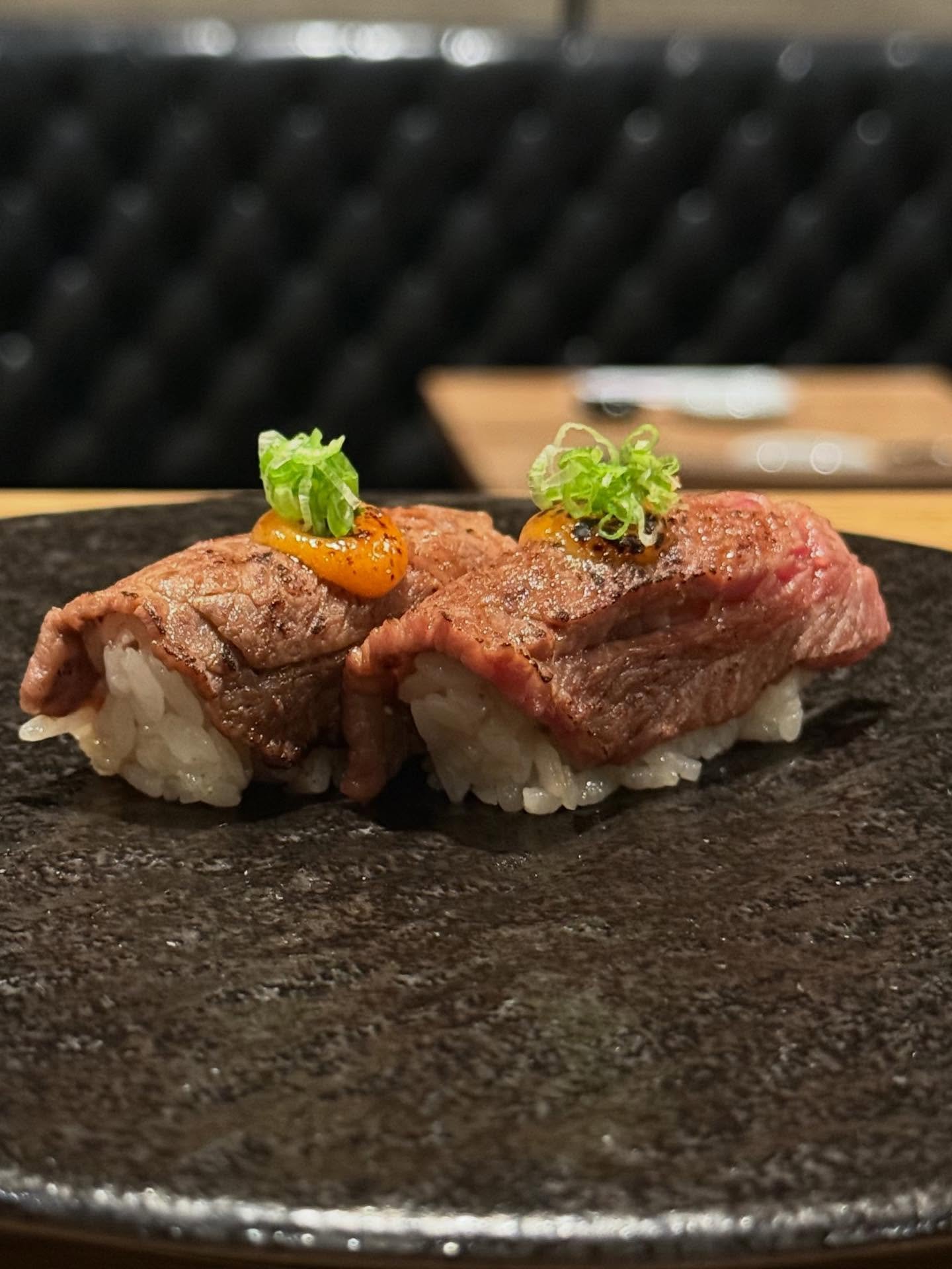 Our seared wagyu nigiri is here!
Melt-in-your-mouth goodness in every bite. 🔥🍣