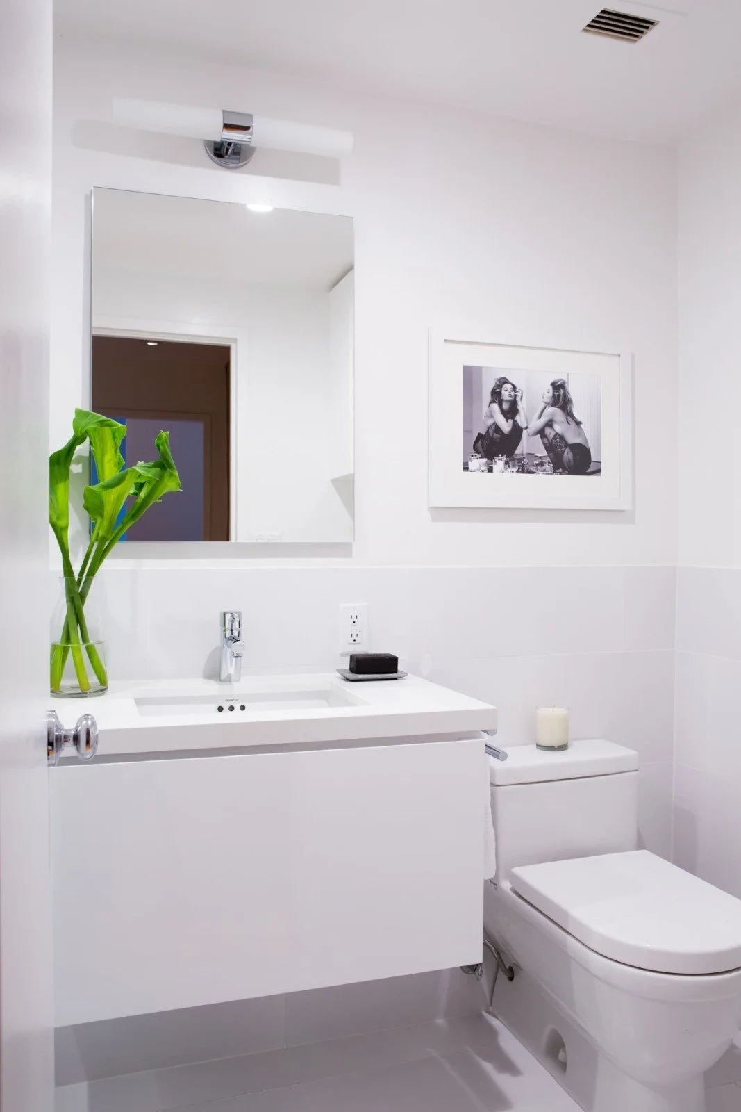 Modern High-Rise Bathroom Remodeling in West Hollywood, CA